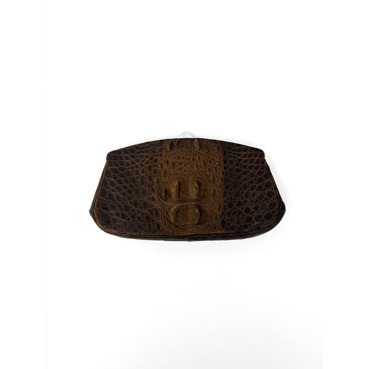 Vintage CrocodileLeather Clutch